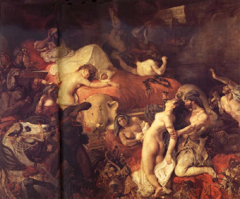 Eugene Delacroix The Death of Sardanapalus Norge oil painting art